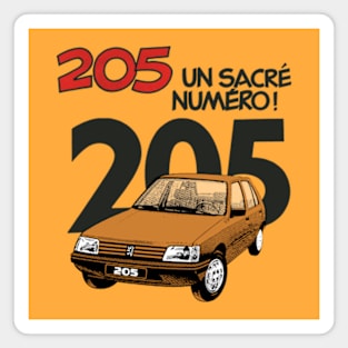 205 - FRENCH AD Magnet